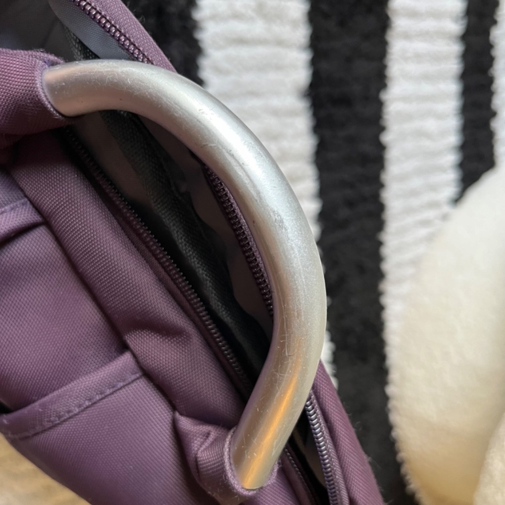 Water-resistant Purple Computer Backpack - Picture 6 of 8